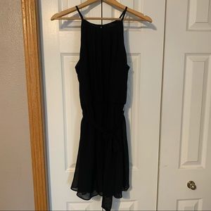 High Neck Fit & Flare Dress